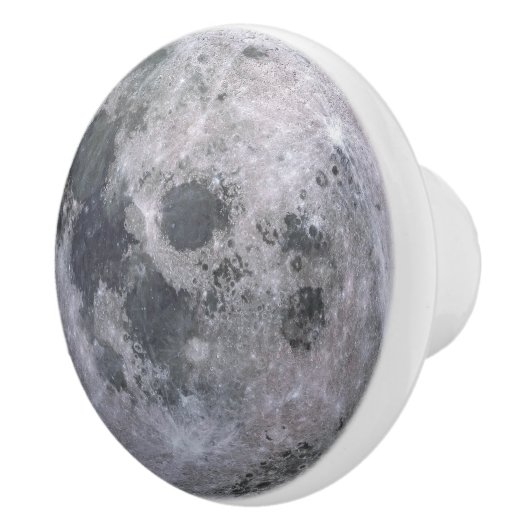Moon Door Knob Cabinet Pull Keramikknauf (Rechts)