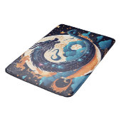 moon dragon bath mat badematte (Schrägansicht)