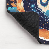 moon dragon mouse pad mousepad (Ecke)