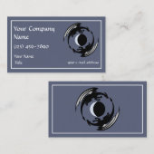 Moon Dragons Fantasiedesign Visitenkarte (Vorne/Hinten)