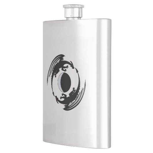 Moon Dragons Fantasy Design Flachmann (Links)