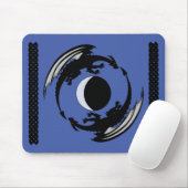 Moon Dragons Fantasy Design Mouse Pad Mousepad (Mit Mouse)