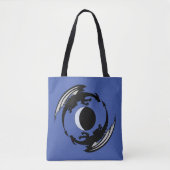 Moon Dragons Fantasy Design Toag Tasche (Vorderseite)