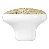 Moon Drawer Pull Dresser Kabinett Knoblauch Keramikknauf (Seitenansicht)