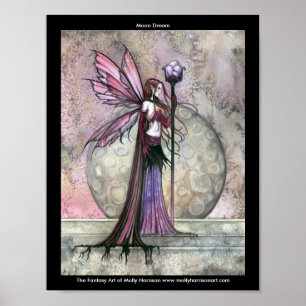Moon Dream Fairy Poster von Molly Harrison