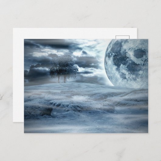 Moon Dream Postkarte (Vorne/Hinten)