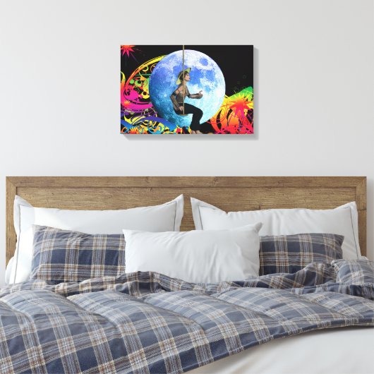 Moon Dreamer Leinwanddruck (Insitu (Schlafzimmer))