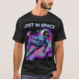 Moon Dreams - Astronaut sitzt allein im Weltraum T-Shirt