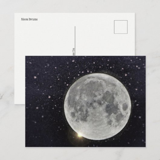 Moon Dreams Postkarte (Vorne/Hinten)