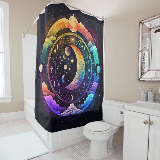 Moon Dreams Shower Curtain Duschvorhang (Beispiel)