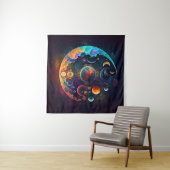 Moon Dreams Tapestry Wandteppich (Beispiel (Horizontal))