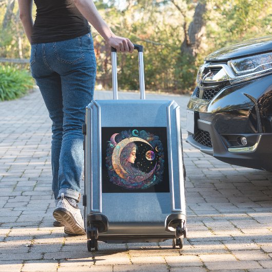 Moon Dreams Vinyl Sticker (Koffer Insitu)