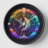 Moon Dreams Wall Clock Uhr (Vorderseite)