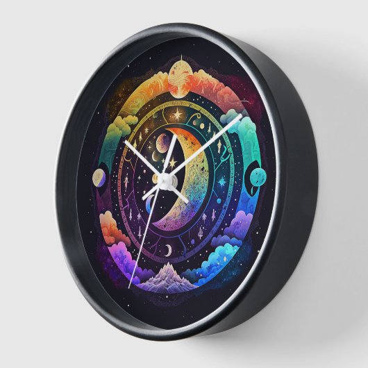 Moon Dreams Wall Clock Uhr (Winkel)