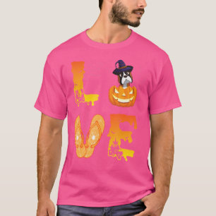 Moon Dreh Flop Bat Spider Pumpkin Liebe Boxer Hall T-Shirt
