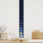 Moon durch andere Stellen ersetzt Poster (Küche)