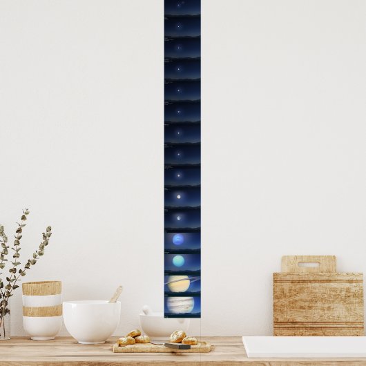 Moon durch andere Stellen ersetzt Poster (Küche)