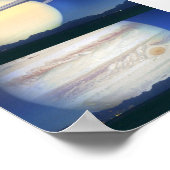 Moon durch andere Stellen ersetzt Poster (Ecke)