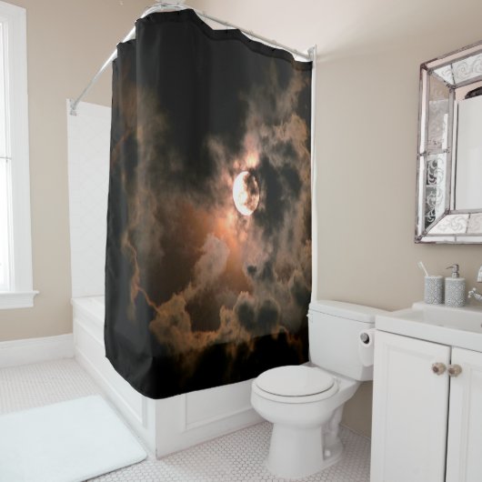 Moon Duschvorhang (Beispiel)