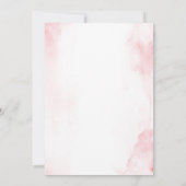 Moon Dusty pink Quinceanera Einladung (Rückseite)