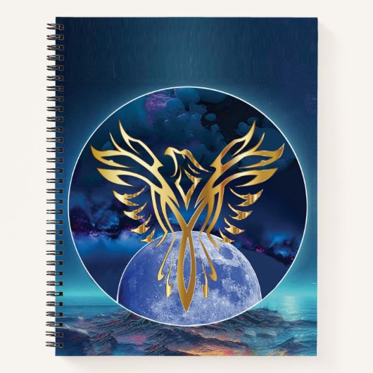 Moon Eagle Notizblock (Vorderseite)