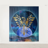 Moon Eagle Wandteppich (Vorderseite)