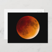 Moon Eclipse Blood Moon | Mendota Heights Postkarte (Vorne/Hinten)