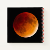 Moon Eclipse Blood Moon | Mendota-Höhen Notizblock (Rückseite)