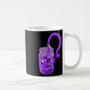 Moon Face Cat Nickerchen - Niedliche Katze Kaffeetasse