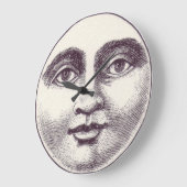 Moon Face Clock Große Wanduhr (Winkel)
