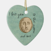 Moon Face Keramikornament (Rechts)