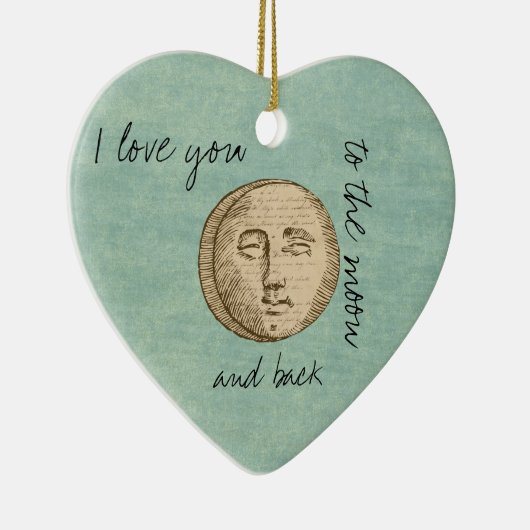 Moon Face Keramikornament (Rechts)