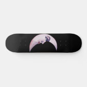 Moon face MoonChild Art Moon Child Skateboard (Horizontal)