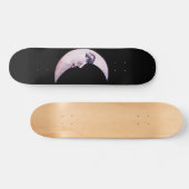 Moon face MoonChild Art Moon Child Skateboard (Horizontal)