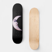 Moon face MoonChild Art Moon Child Skateboard (Vorderseite)
