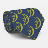 Moon Face Pattern Krawatte (Gerollt)