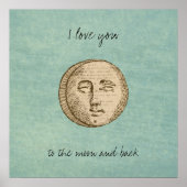 Moon Face Poster (Vorne)