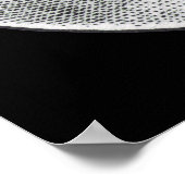 Moon Face Poster (Ecke)