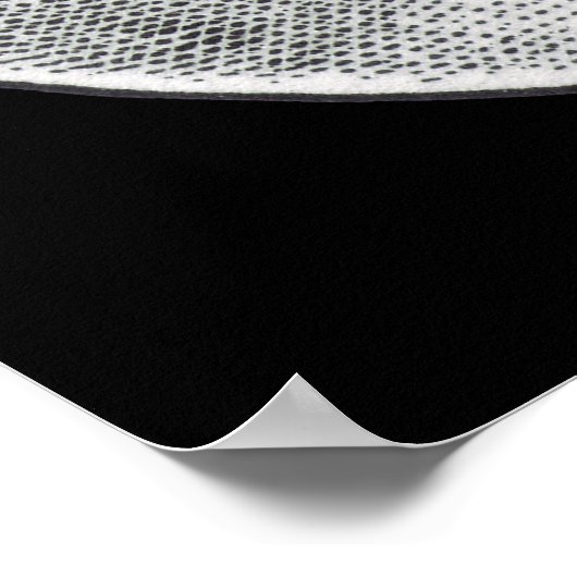 Moon Face Poster (Ecke)