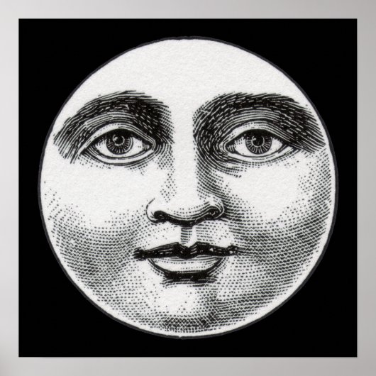Moon Face Poster (Vorne)
