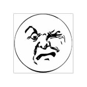 Moon Face Rubber Briefmarke Gummistempel (Prägung)