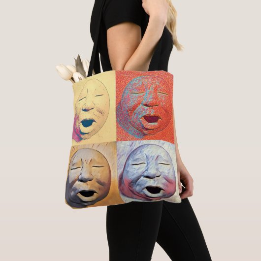 Moon Face Tote Bag Tasche (Von Nahem)