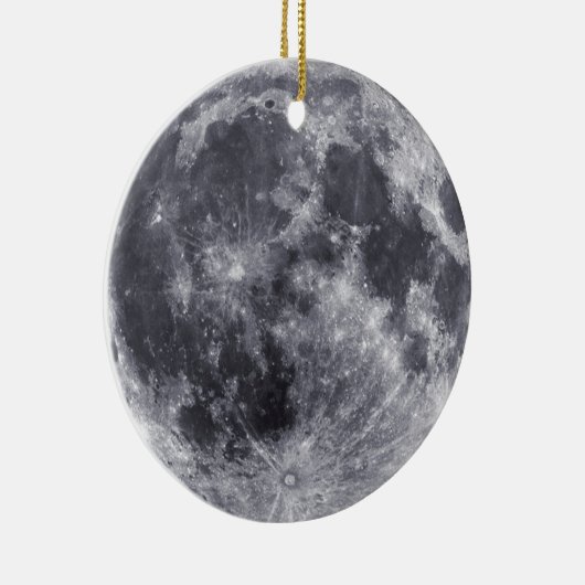 Moon Facing Earth Ornament (Rechts)