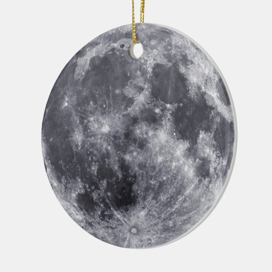 Moon Facing Earth Ornament (Links)