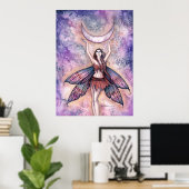 Moon Fairy Art Poster von Molly Harrison (Heimbüro)