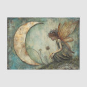 MOON FAIRY DECOUPAGE SEIDENPAPIER (Vorderseite)