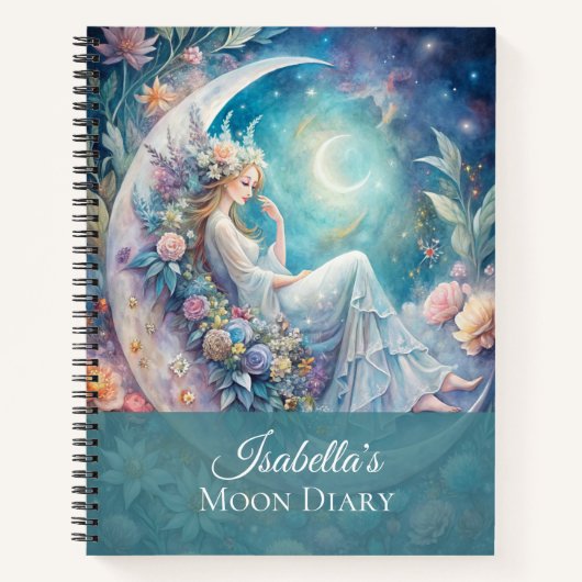 Moon Fairy-Notebook Notizblock (Vorderseite)