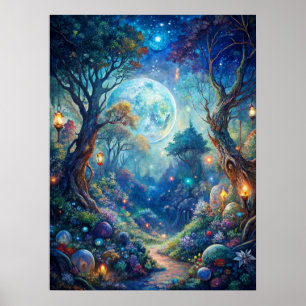 Moon Fairy Poster