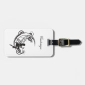 Moon Fairy Silhouette Thunder_Cove Gepäckanhänger (Vorderseite horizontal)