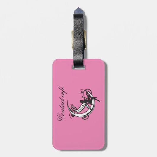 Moon Fairy Silhouette Thunder_Cove Gepäckanhänger (Rückseite vertikal)